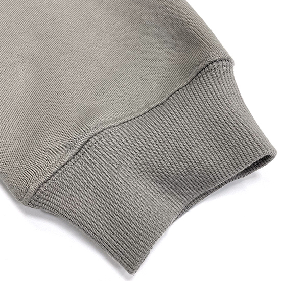Customized Grey Hoody Casual Men's Zipper Sweatshirt