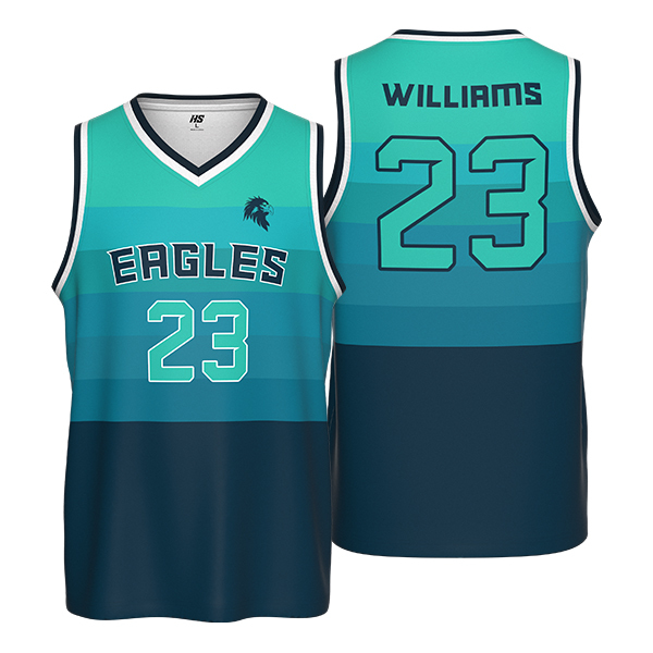 Custom Sublimated Basketball Uniform Set
