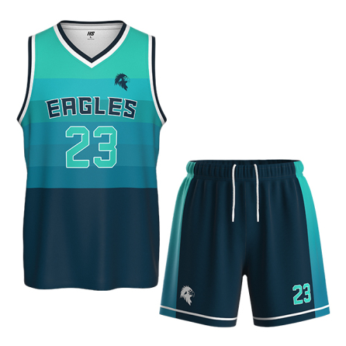Custom Sublimated Basketball Uniform Set