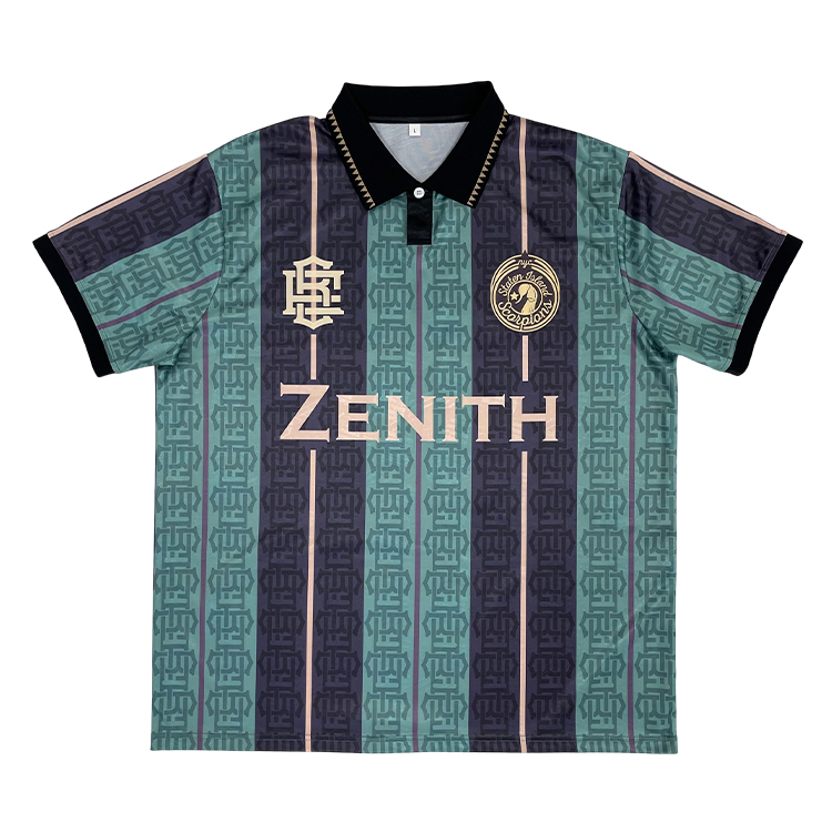 Custom Retro Football Soccer Polo Shirts