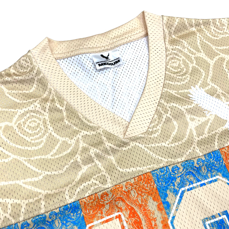 Mesh Oversized Sublimation Football Jersey