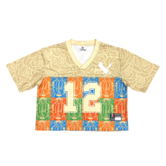 Mesh Oversized Sublimation Football Jersey