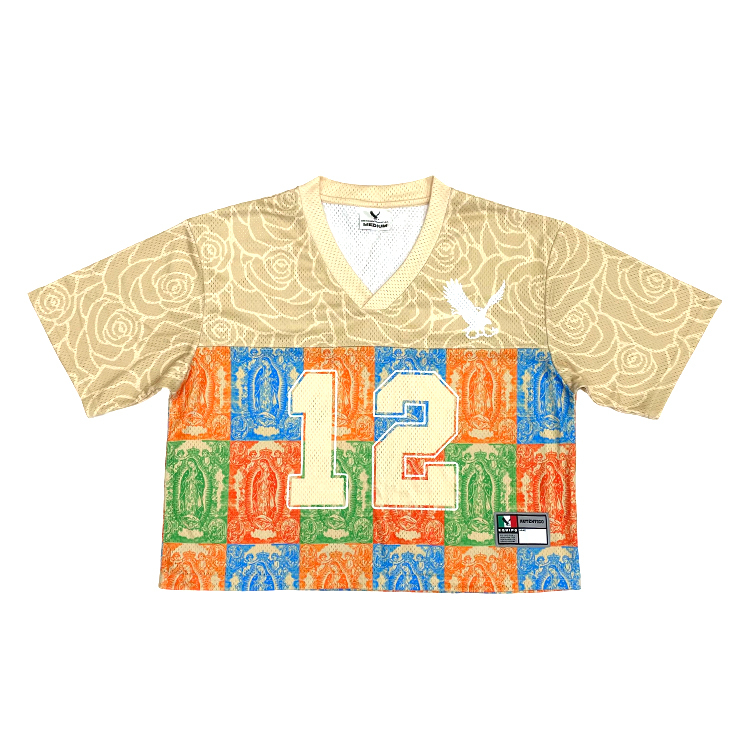 Mesh Oversized Sublimation Football Jersey