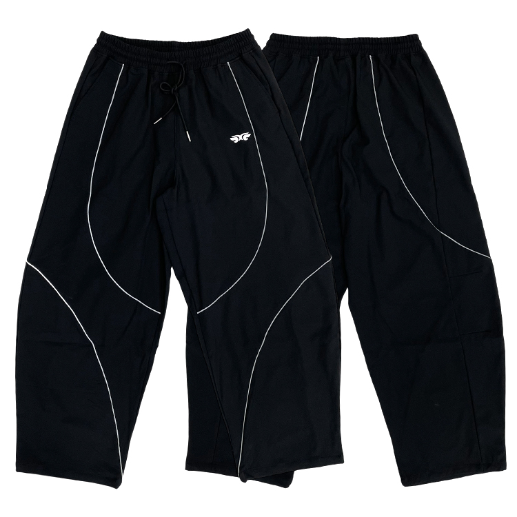 Oversized Sports Tracksuit Patchwork Jacket And Pants Set
