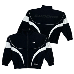 Oversized Sports Tracksuit Patchwork Jacket And Pants Set