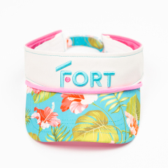 Visor Cap 3D Embroidery Logo Sports Sun Hat