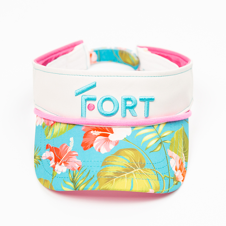 Visor Cap 3D Embroidery Logo Sports Sun Hat