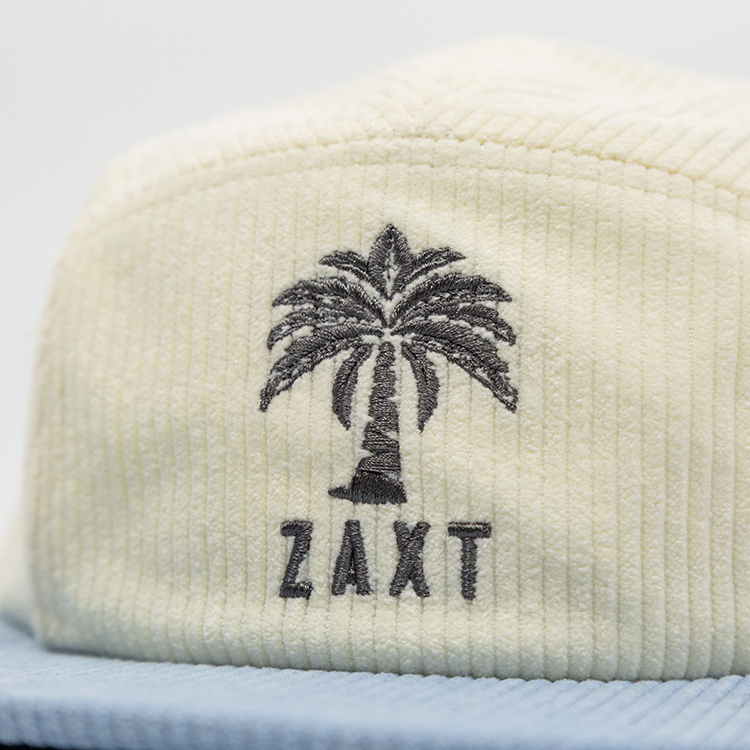 Custom Corduroy Snapback Cap Embroidery Camp Hat