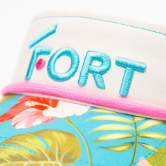 Visor Cap 3D Embroidery Logo Sports Sun Hat
