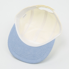 Custom Corduroy Snapback Cap Embroidery Camp Hat