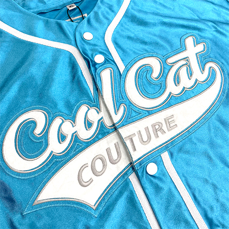 High Quality Embroidery Custom Baseball Jersey