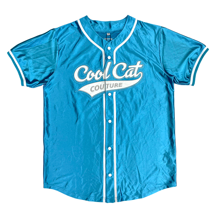 High Quality Embroidery Custom Baseball Jersey