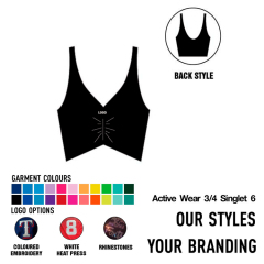 Active wear 3/4 Singlets-6