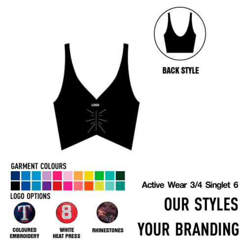 Active wear 3/4 Singlets-6