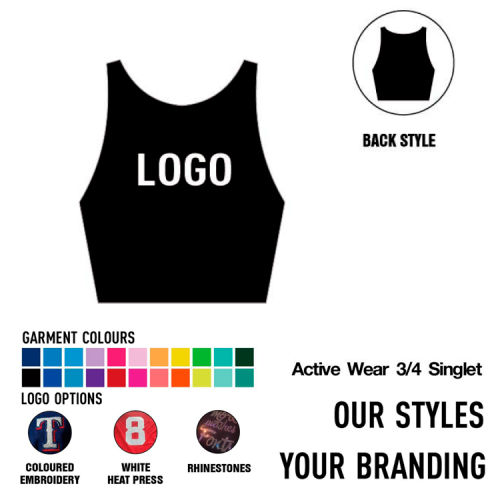 Active wear 3/4 Singlets-7