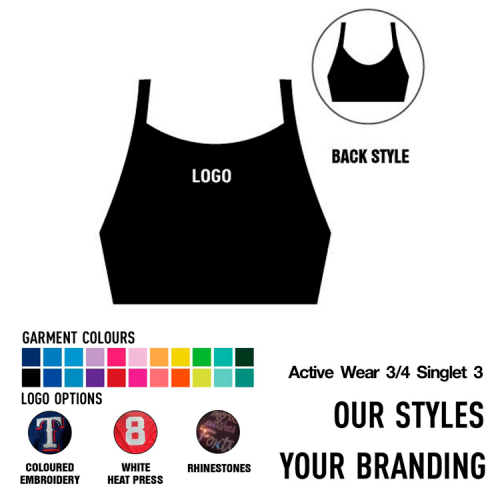 Active wear 3/4 Singlets-3