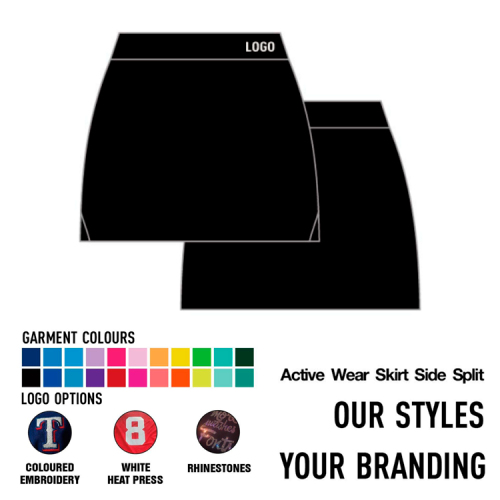 Active Wear Skirt Side Split