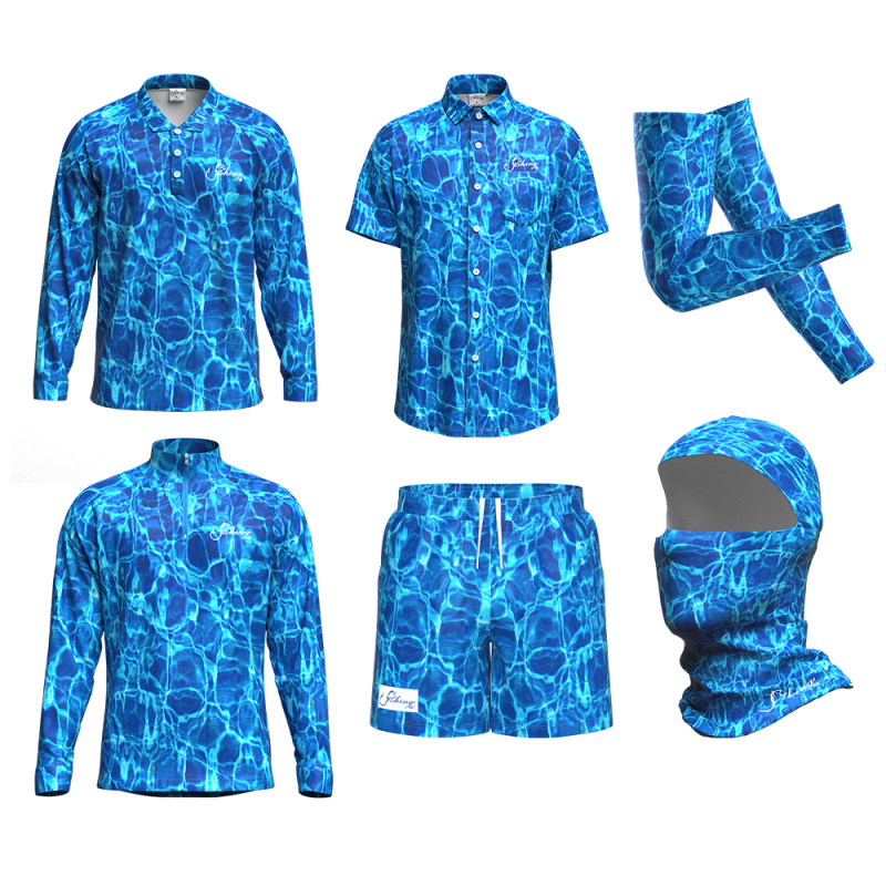 Custom Full Sublimated Fishing Jersey&Fishing Polo Shirts