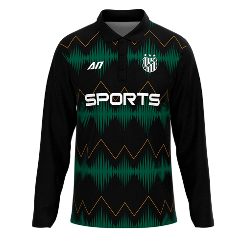 Long Sleeve Polo Shirts-2