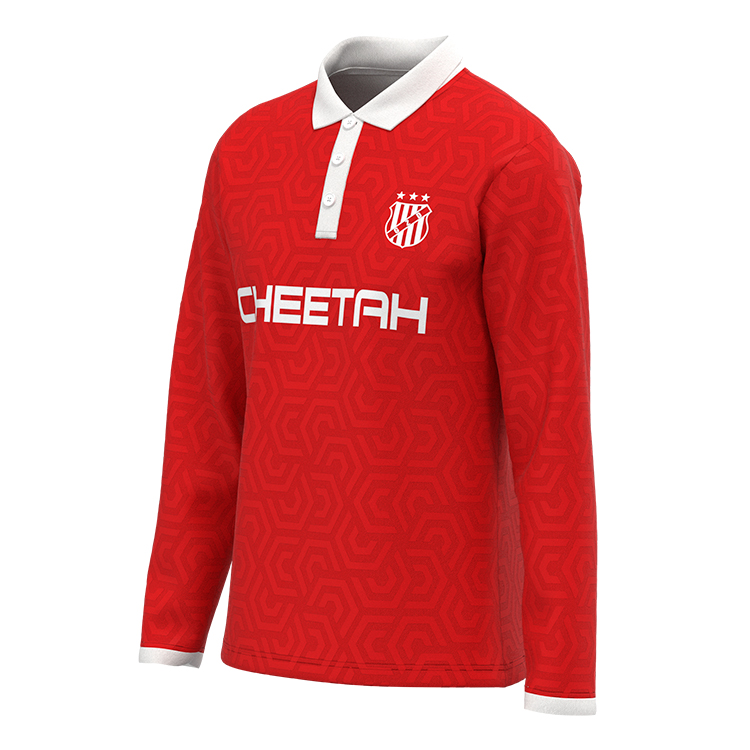 Long Sleeve Polo Shirts-1