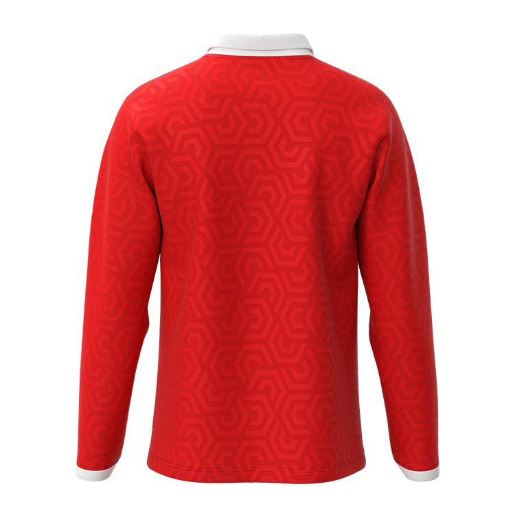 Long Sleeve Polo Shirts-1