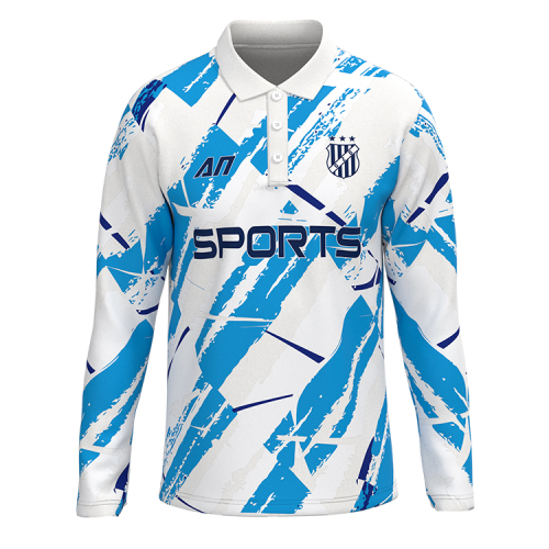 Long Sleeve Polo Shirts-4