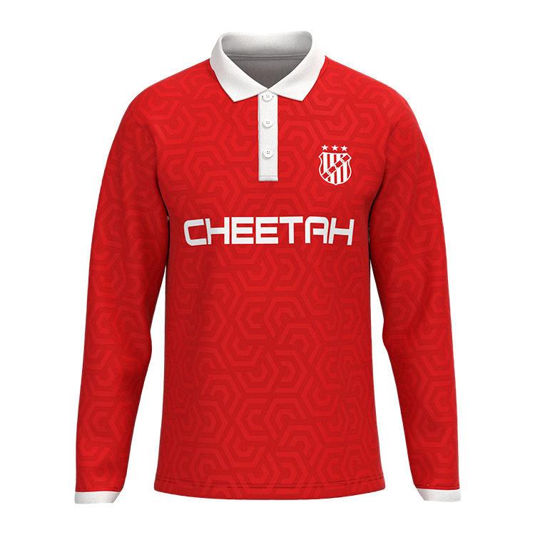 Long Sleeve Polo Shirts-1