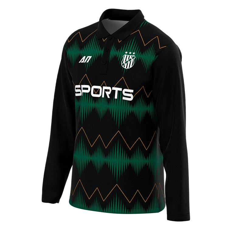 Long Sleeve Polo Shirts-2