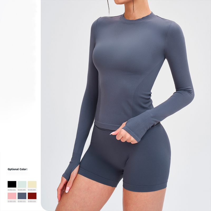 Yoga Wear Long Sleeve Sports Shirts