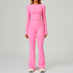 Seamed Yoga Flare Pants