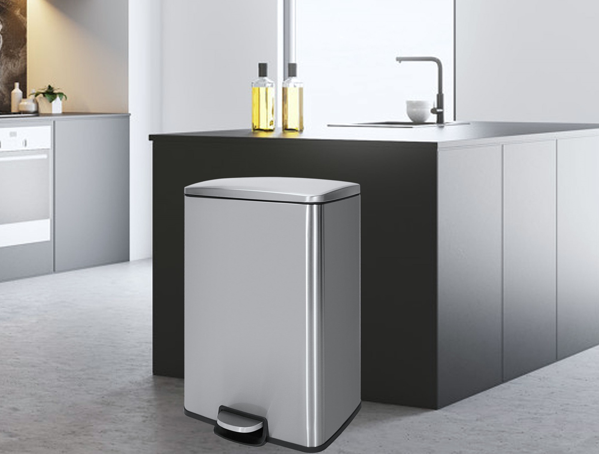 Stainless Steel Trashcan