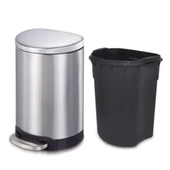12L D Shape Design Kitchen Garbage Bins