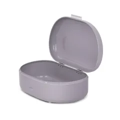Bean shape bread bin with aluminium handle