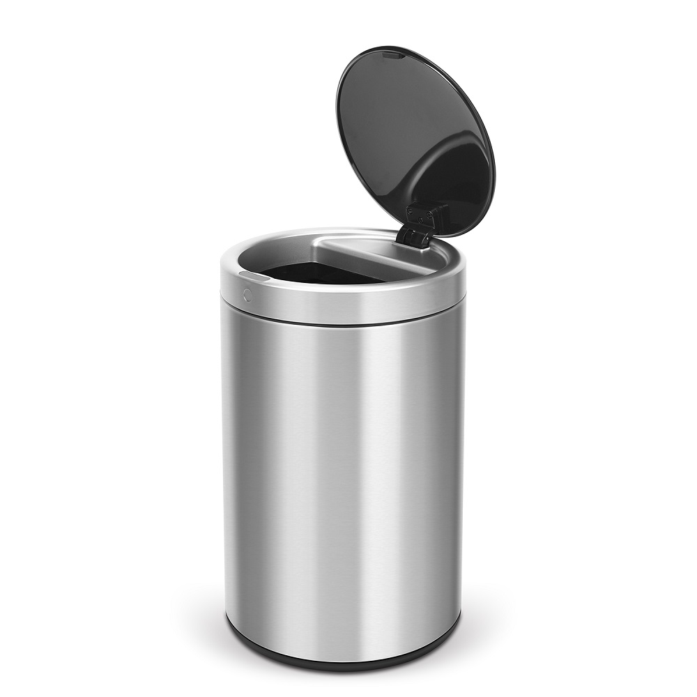Round Motion Sensor Trash Can