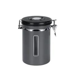Stainless steel canister with adjust the day