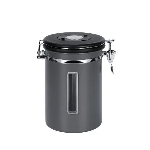 Stainless steel canister with adjust the day