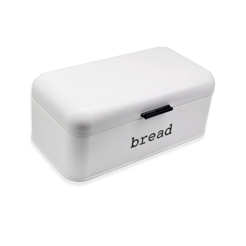 Rectangle bread storage with aluminum handle