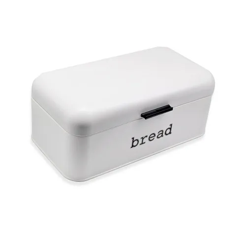 Rectangle bread storage with aluminum handle