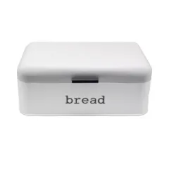 Rectangle bread storage with aluminum handle