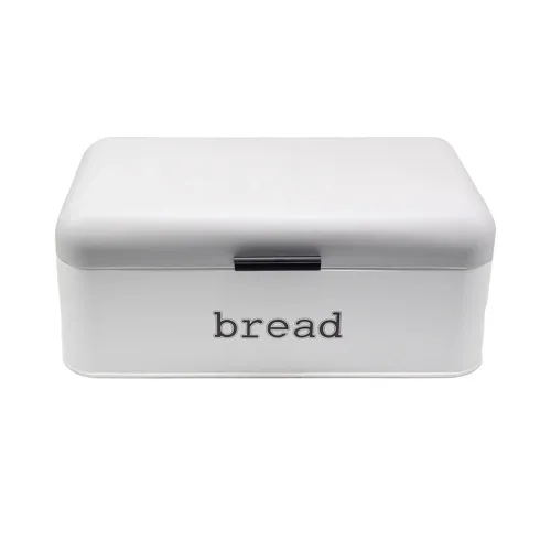Rectangle bread storage with aluminum handle