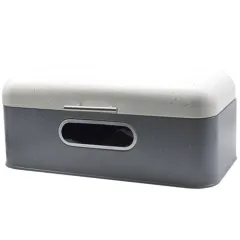 Large rectangle bread bin with window