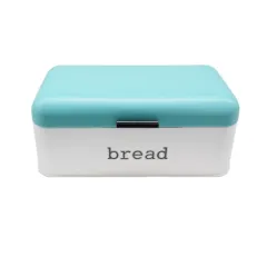Rectangle bread storage with aluminum handle