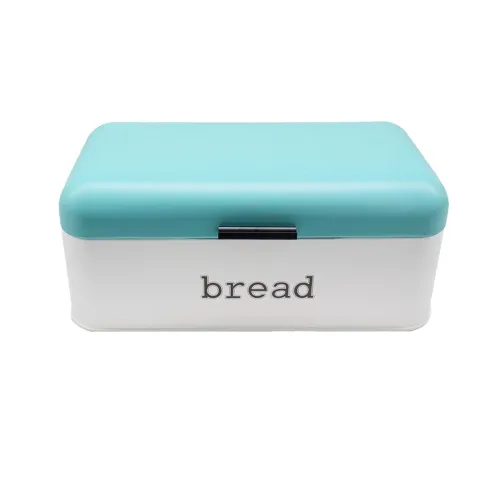 Rectangle bread storage with aluminum handle