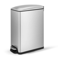 10L Rectangular Shape Slim Pedal Bin