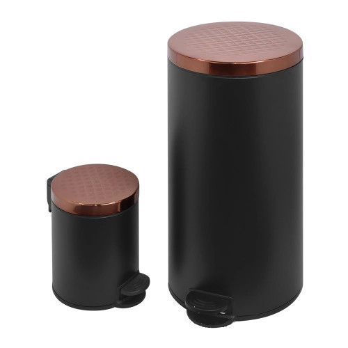 5L+30L Stainless Steel Pedal Bin Set