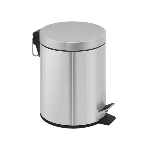 1.3 Gallon Basic Round Shape Pedal Bin