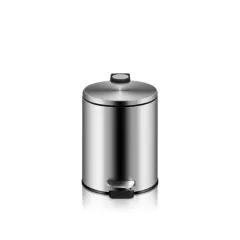 Classic Round Shape Garbage Bin with Thin Lid
