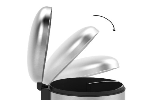 Modern houseware products Stainless steel pedal trash bin