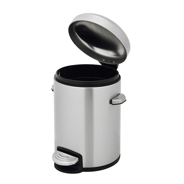 5L Dome Lid Bathroom Trash Can