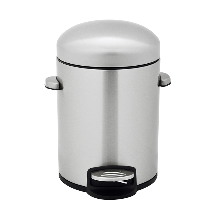 5L Dome Lid Bathroom Trash Can